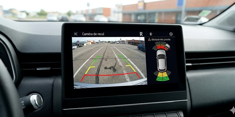 Caméra de recul dans une voiture